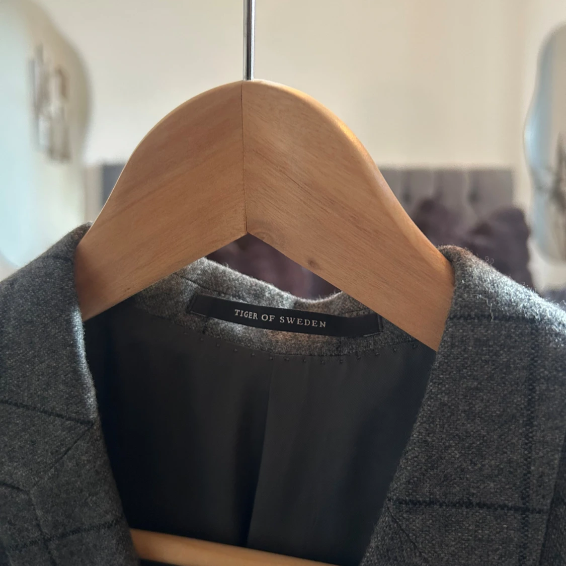 Grå rutig kavaj från Tiger of Sweden - 1