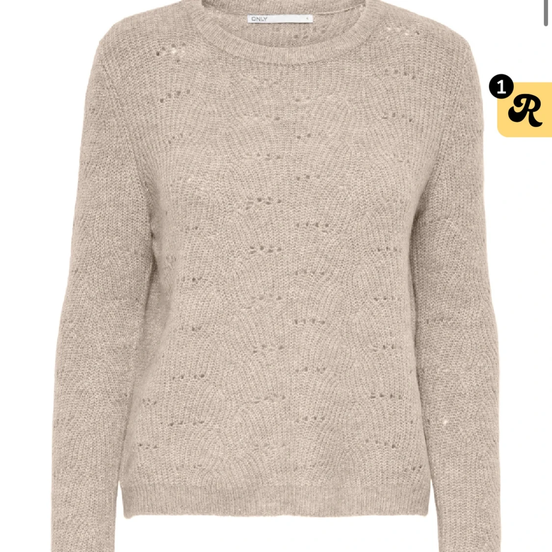 Beige stickad tröja från ONLY - 2