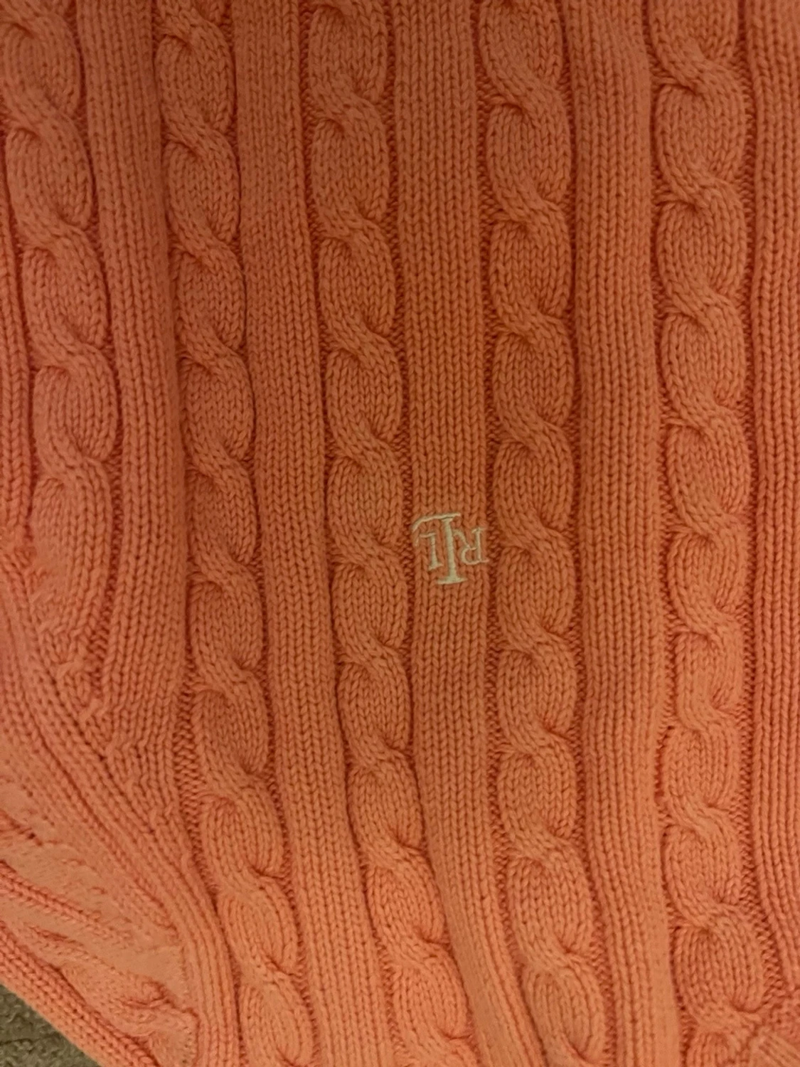 Rosa kabelstickad tröja Lauren Ralph Lauren - 4