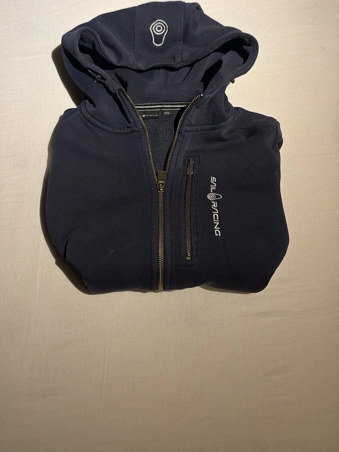 Mörkblå zip-hoddie - storlek S - mycket bra skick 👕📦 - 2