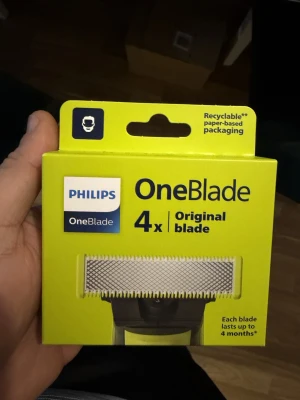 Philips One Blade 4x - Orginal rakblad från Philips OneBlade.