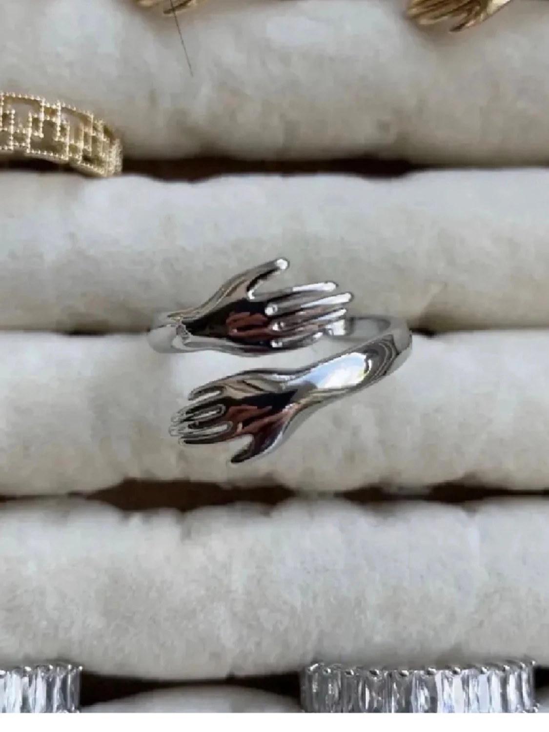 Silverfärgad ringer  - 1