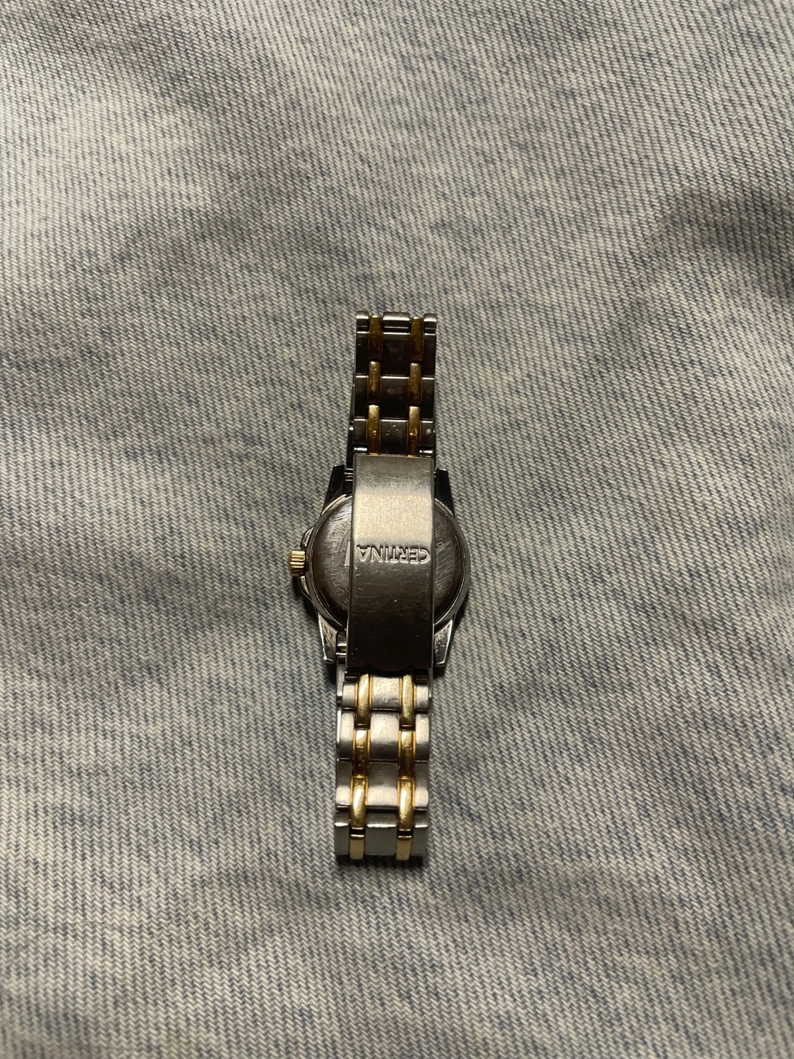 Certina klocka i silver och guld