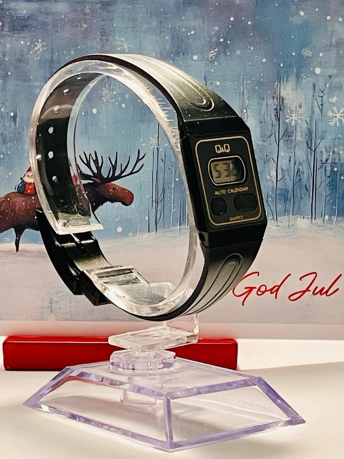 Cool retro Q&Q klocka  - 5