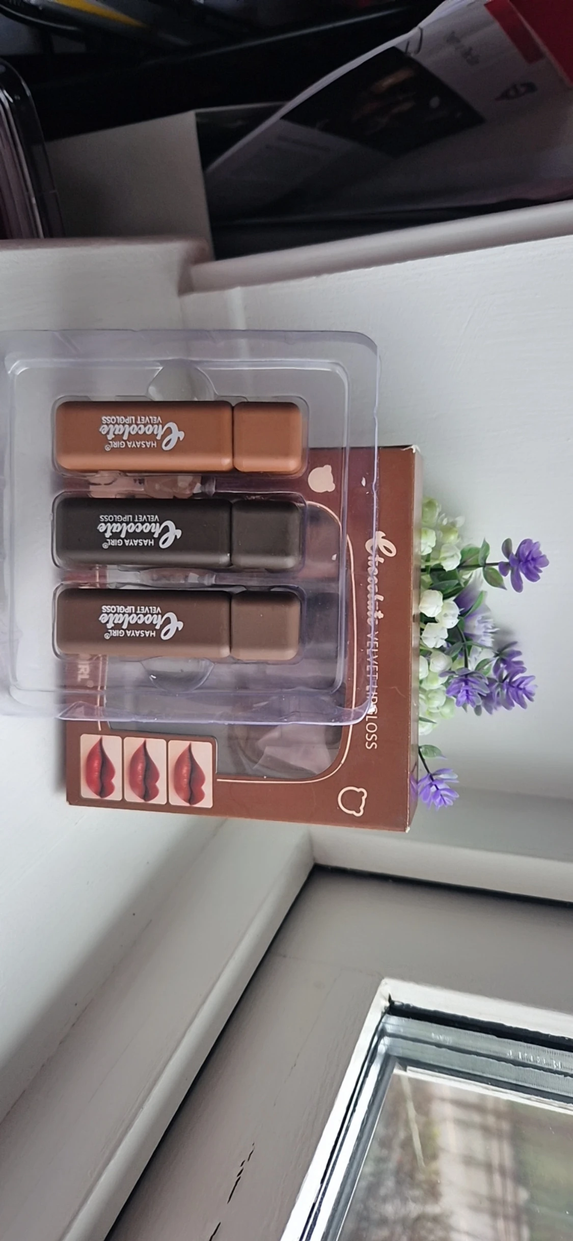 3 pcs Chocolate Velvet Lipgloss set - 3