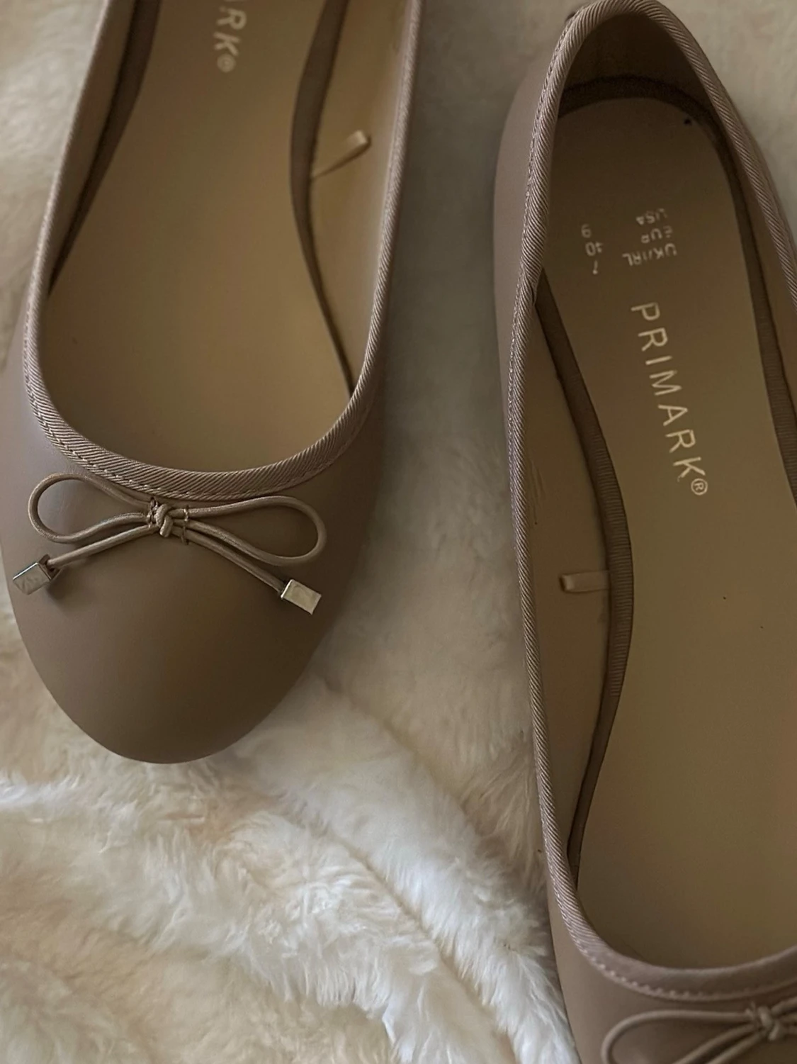 beiga ballerinaskor - 2