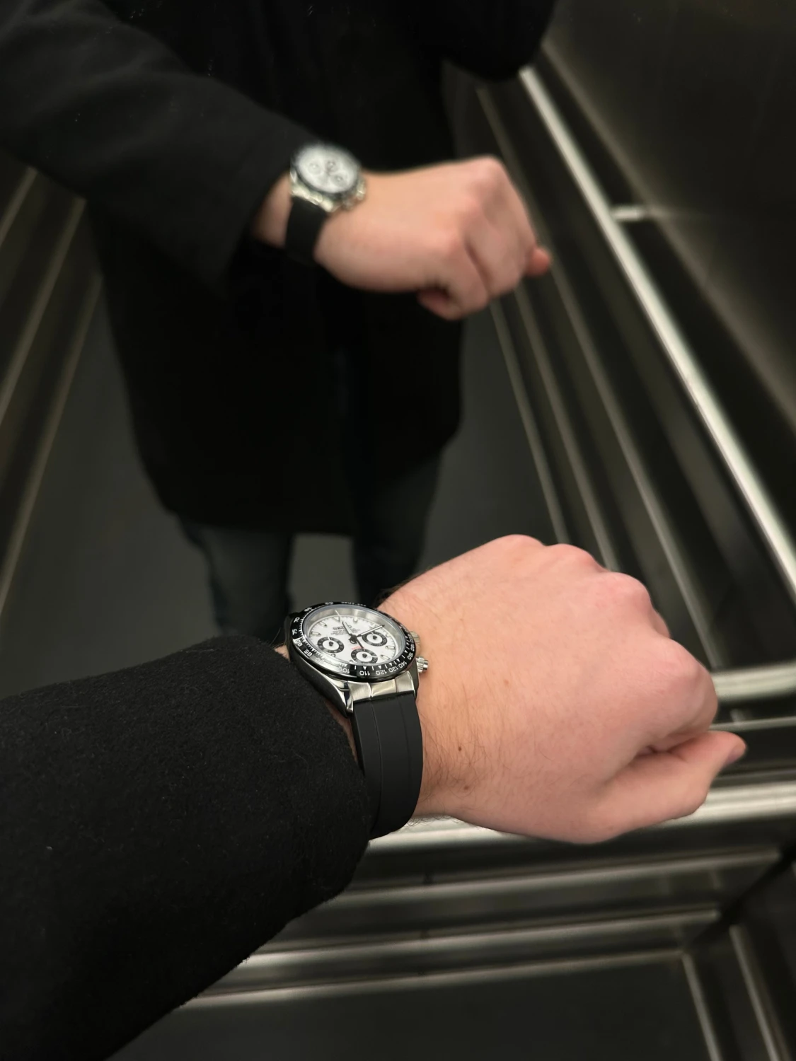 Seiko kronograf Panda mod - 3