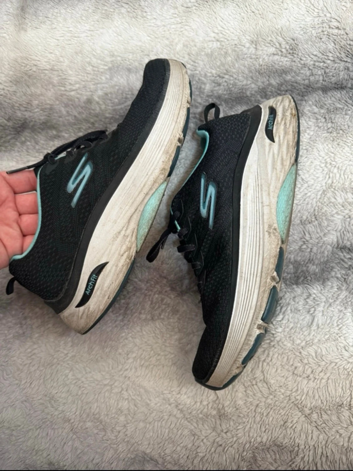 Svarta Skechers sneakers strl 39 - 2