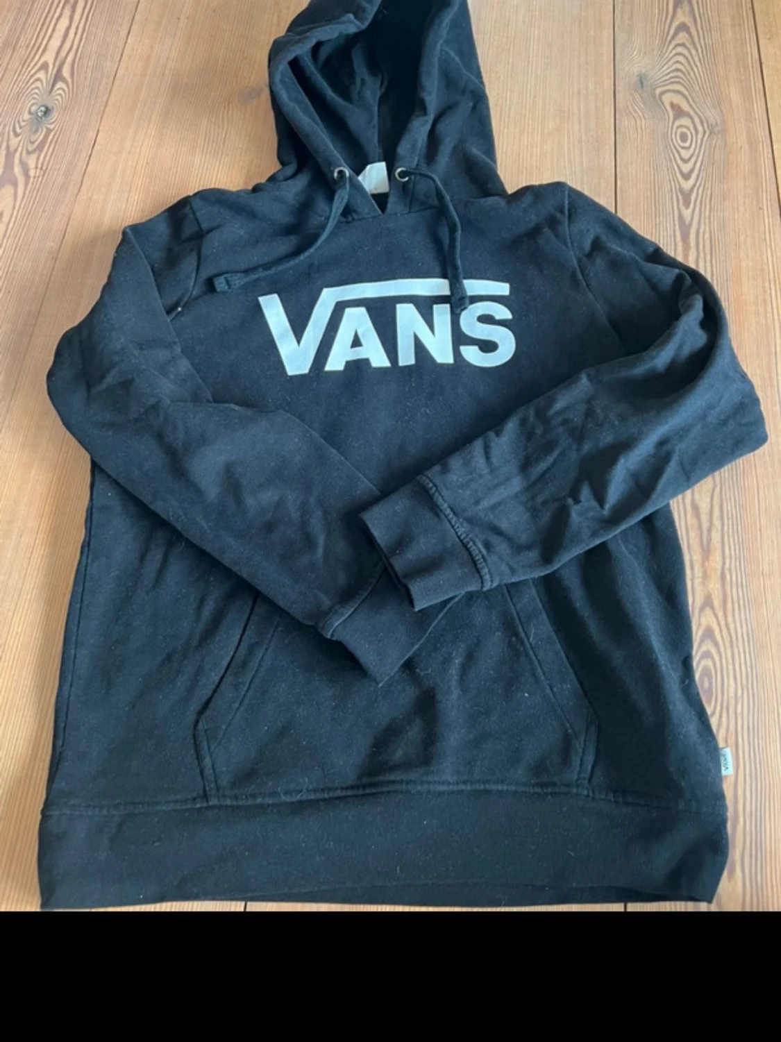Svart Vans hoddie S
