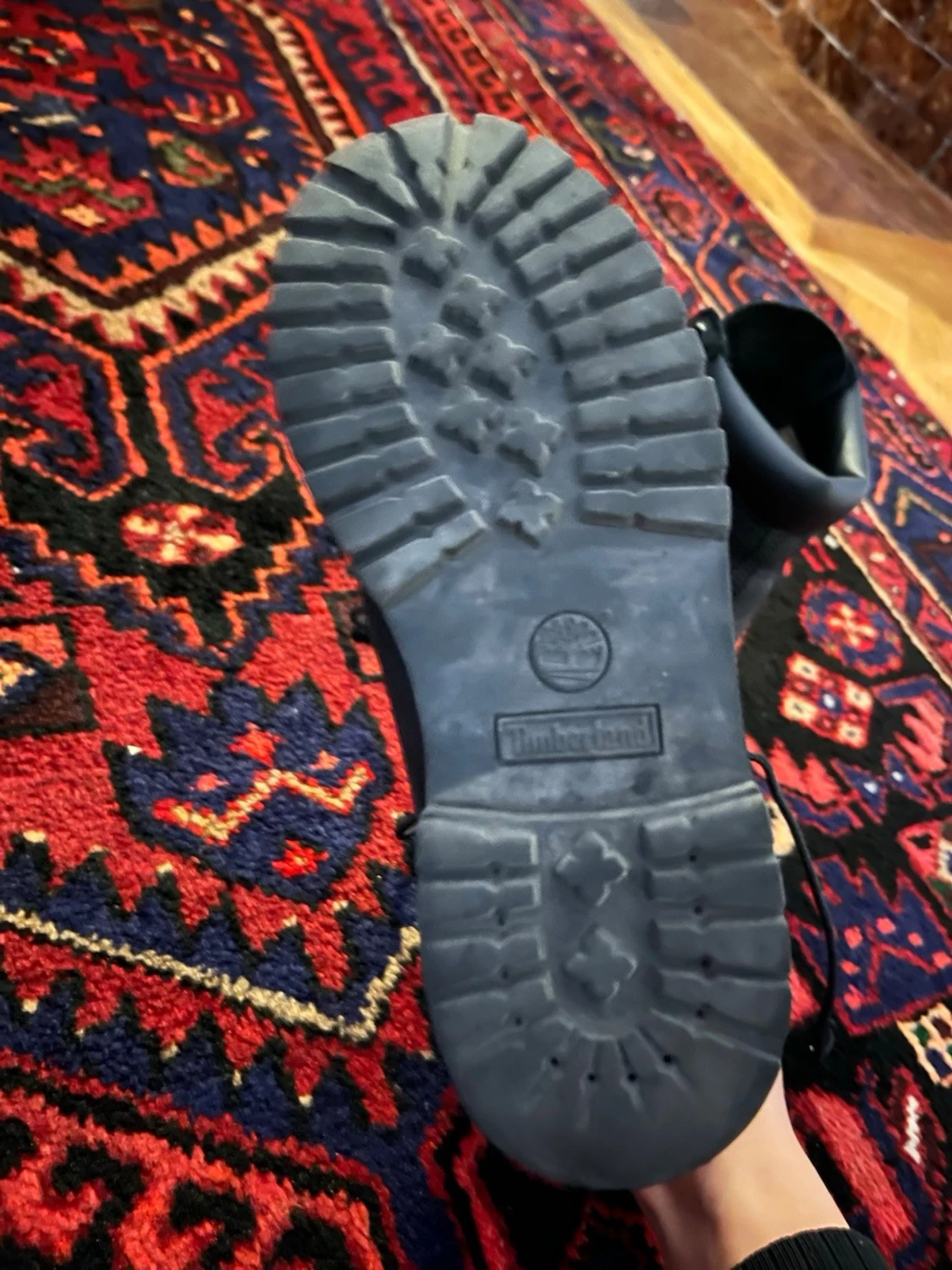 Svarta vattenimpregnerade timberland boots - 4