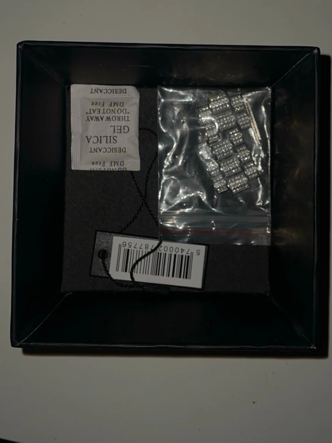 Glittrig silverklocka från Dissing - 2