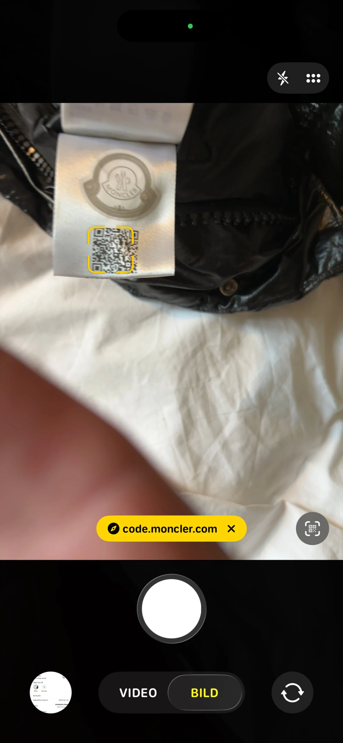 Svart Moncler pufferjacka - 6