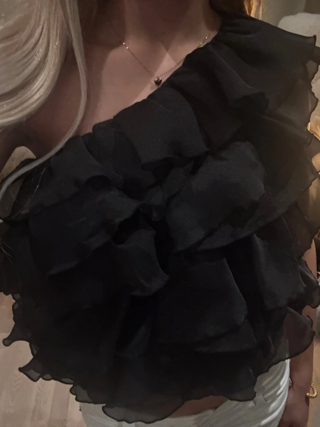 Organza frill top - 1