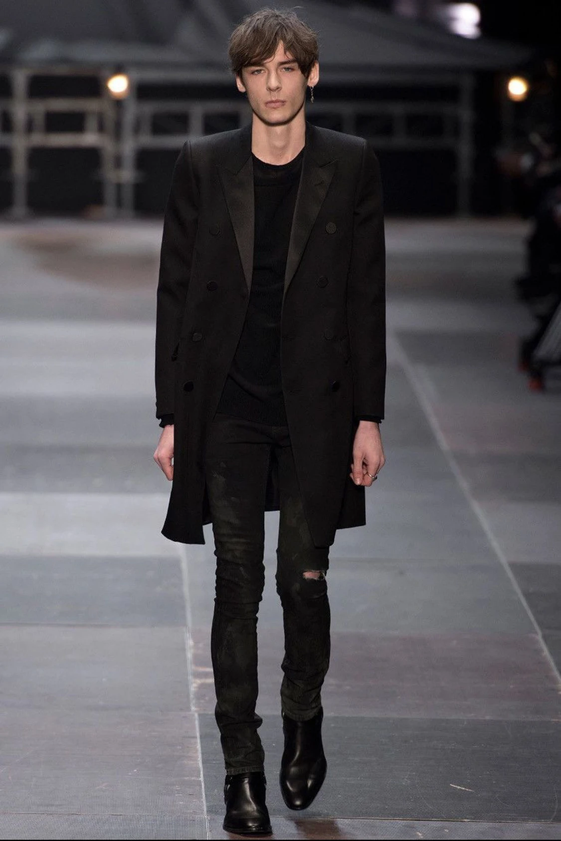 Saint Laurent fw13 oil spill denim - 4