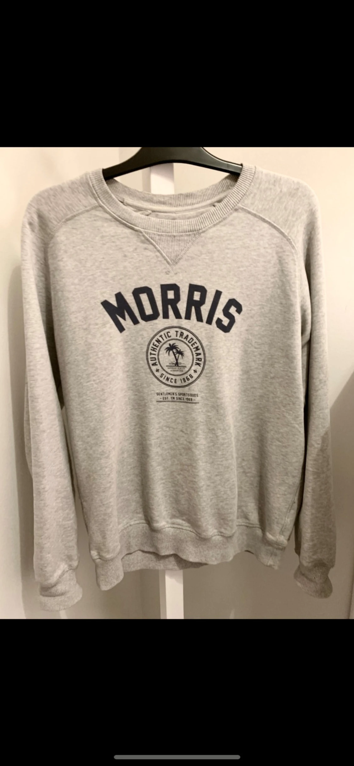 Grå sweatshirt från Morris