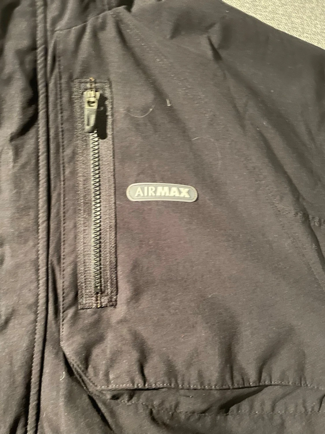 Nike Air Max svart vindjacka med huva - 5