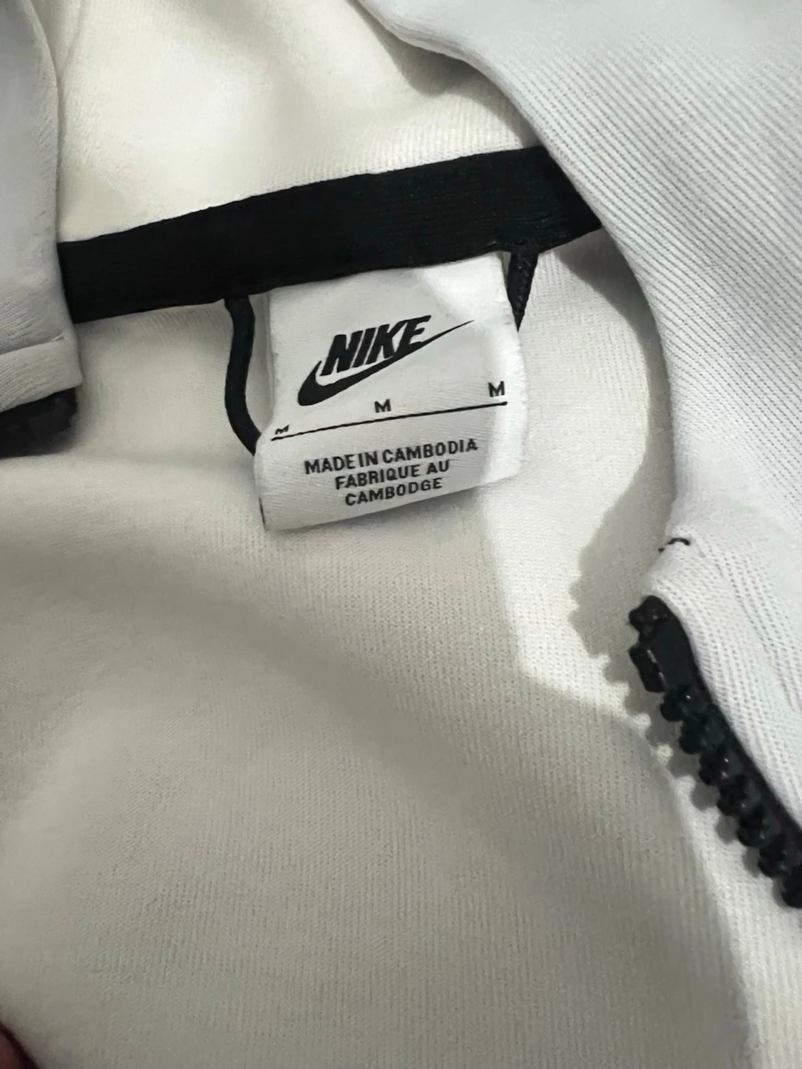 Vit softshell vindjacka med huva - 3