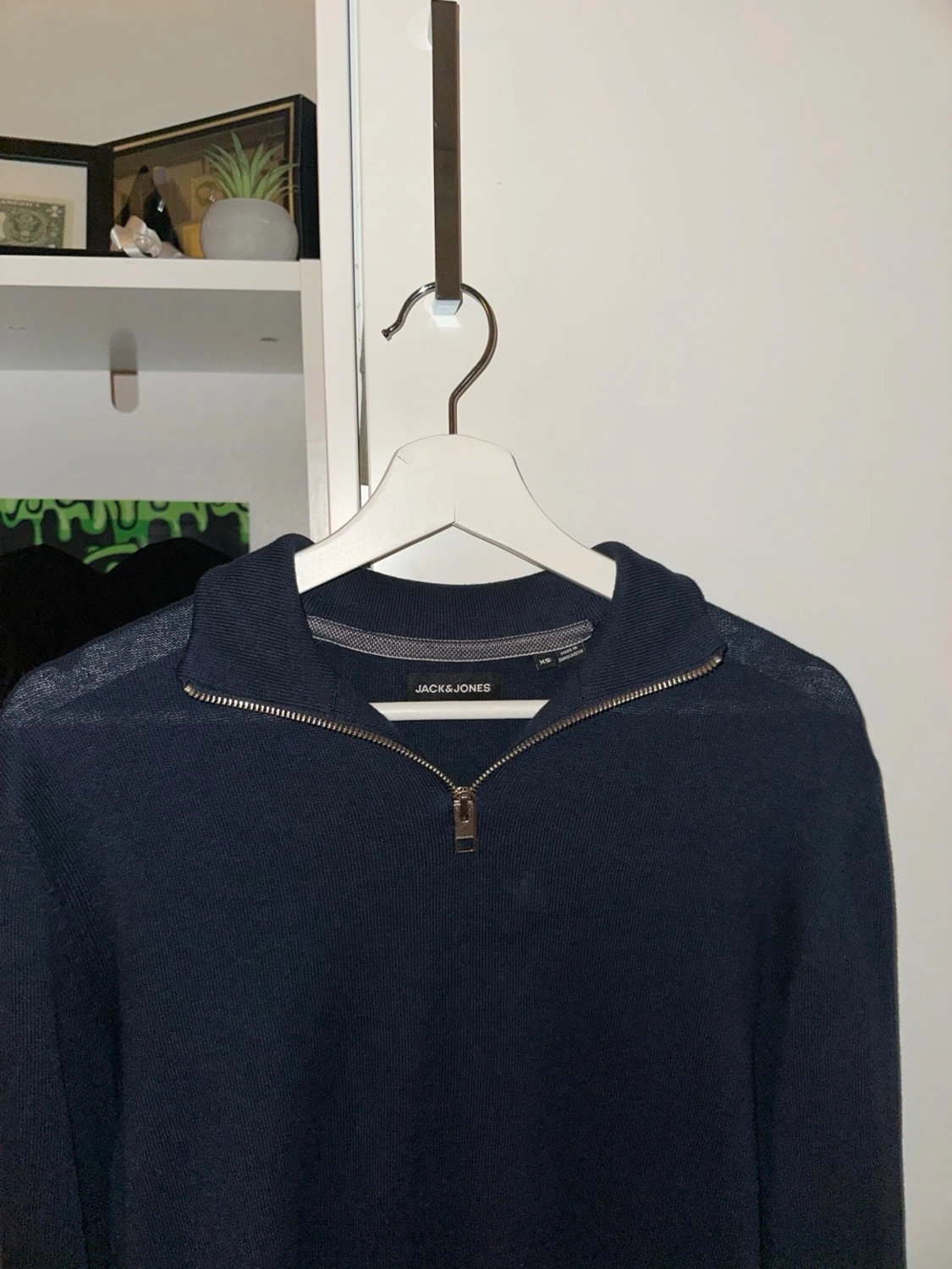 Mörkblå stickad tröja Jack & Jones - 3