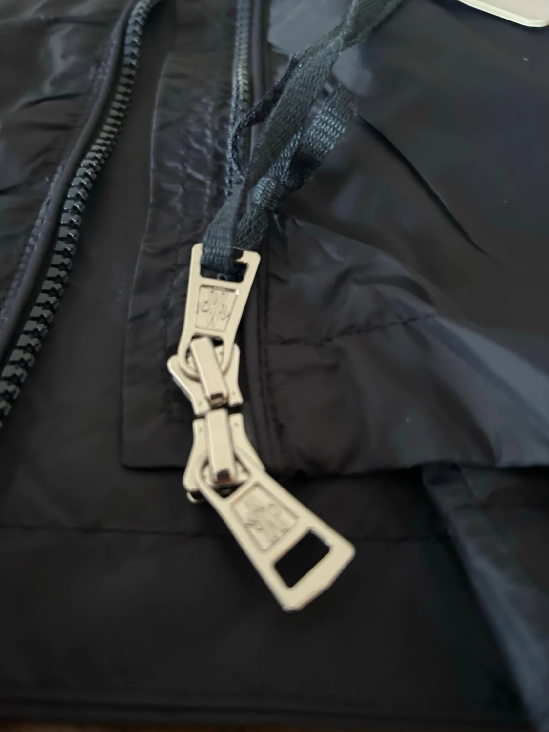 Marin blå windbreaker - 4