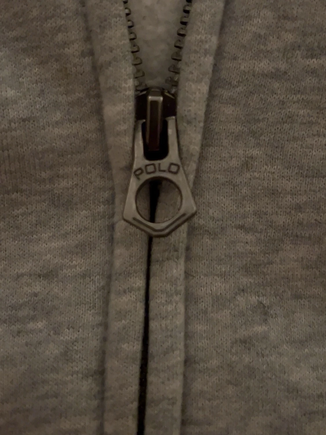 Grå ralphlauren zip hoodie - 3