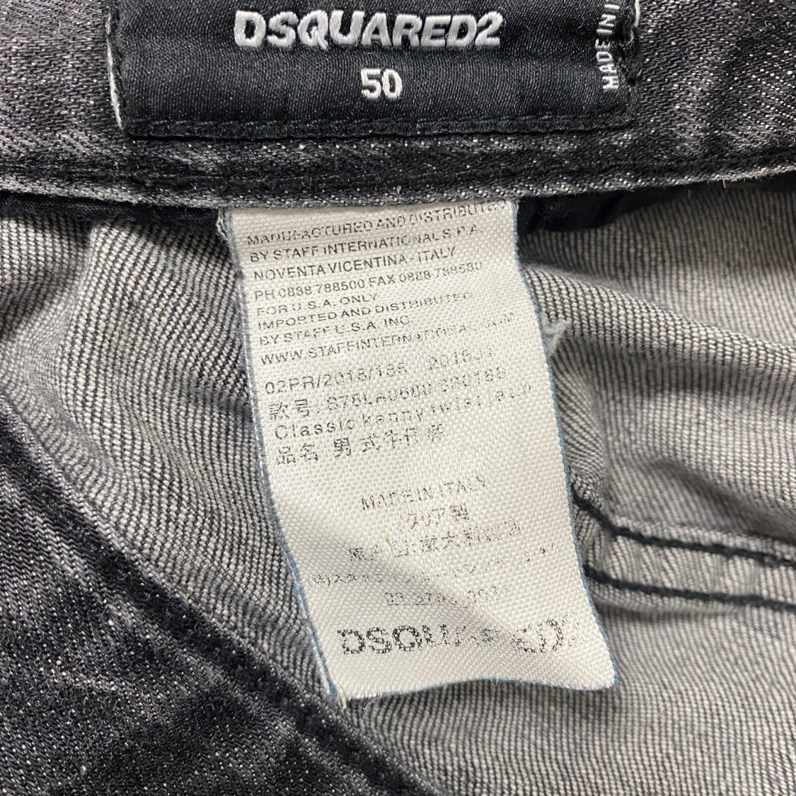 Gråa Dsquared2 jeans Size 50 = 33/32 - 3