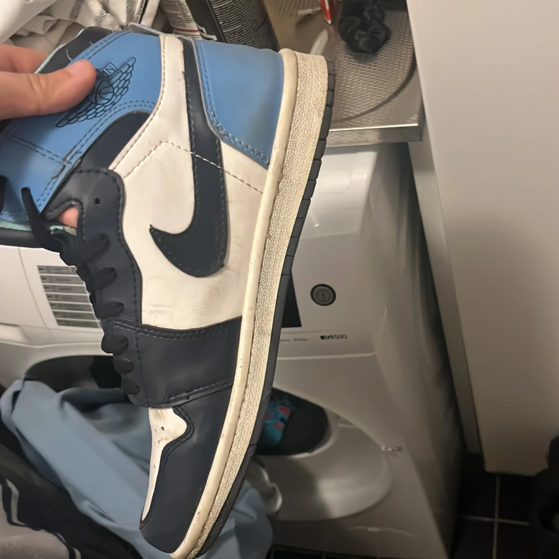 Nike Air Jordan 1 High blå/vit - 1