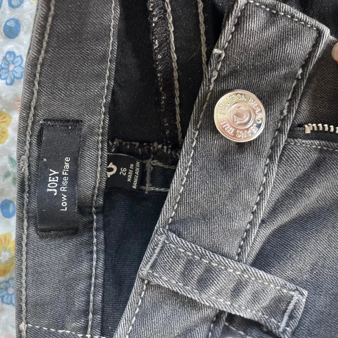 True Religion Joey low rise flare jeans