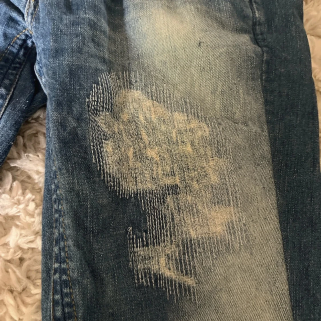 unika lågmidjade bootcut jeans - 3