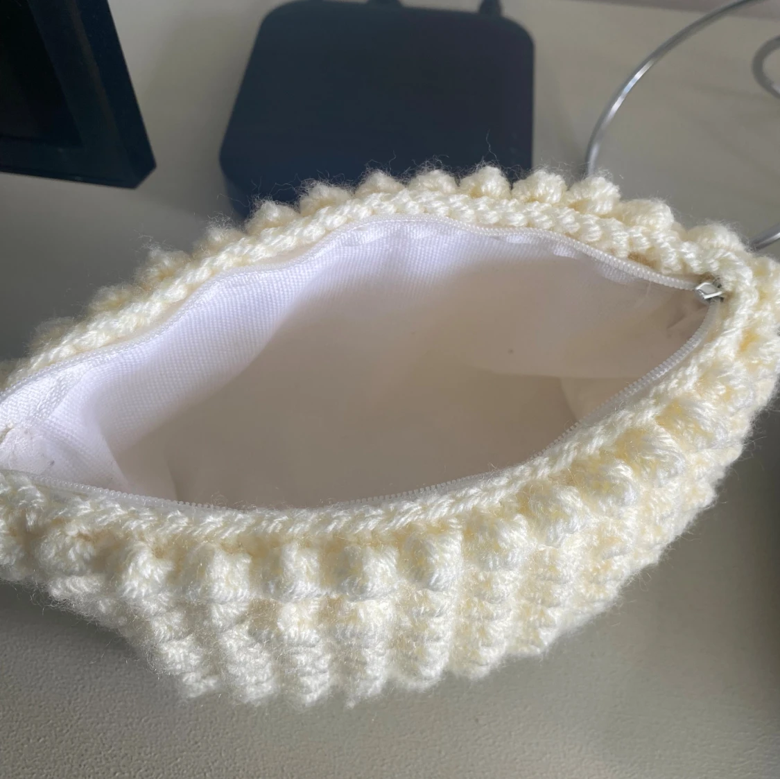 Virkad necessär med dragkedja - 2