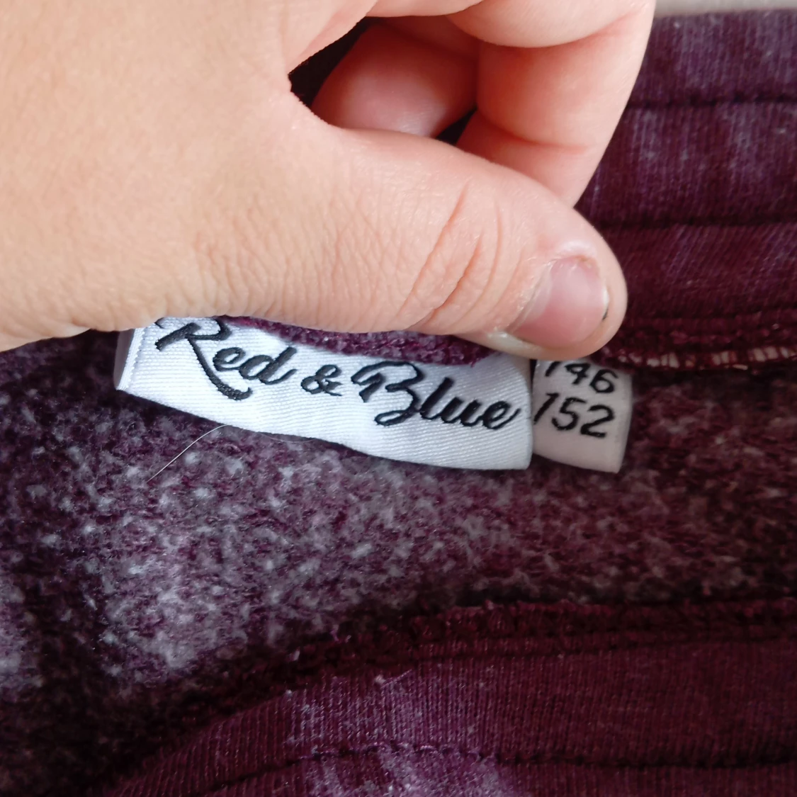 Vinröd kortkjol Red & Blue - 3