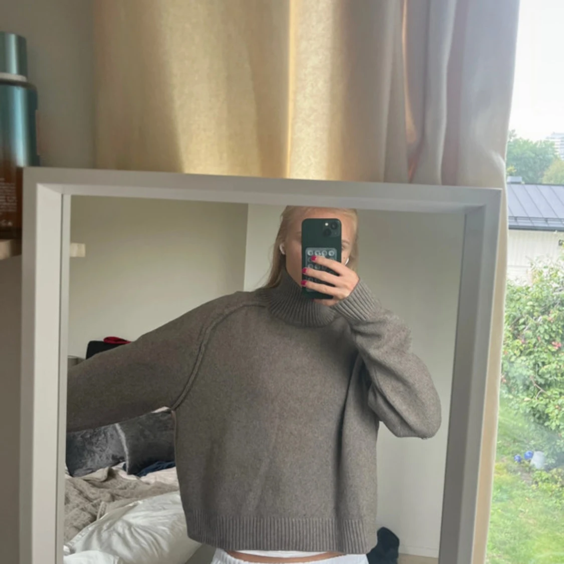 Beige polotröja från H&M