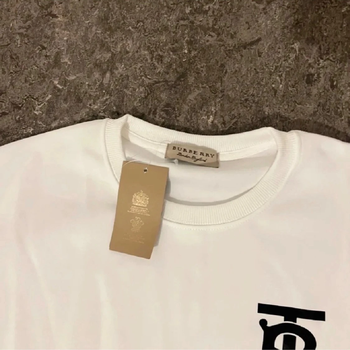 Vit sweatshirt från Burberry - 1