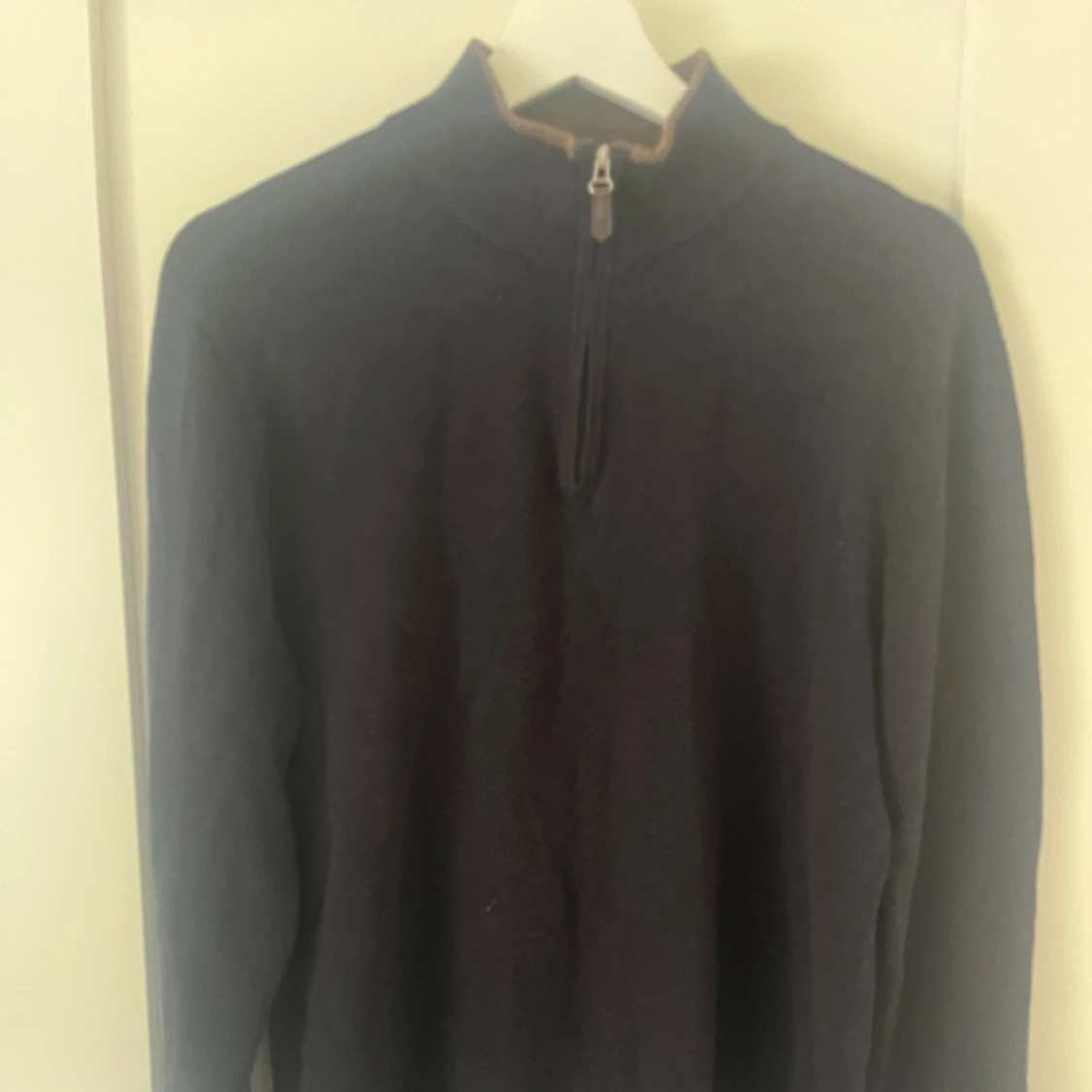 Mörkblå half zip-tröja Hansen & Jacob - 4