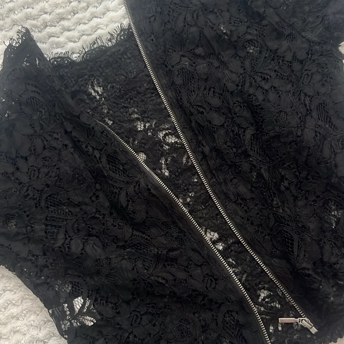 Svart spetskofta från Zara Trafaluc - 1