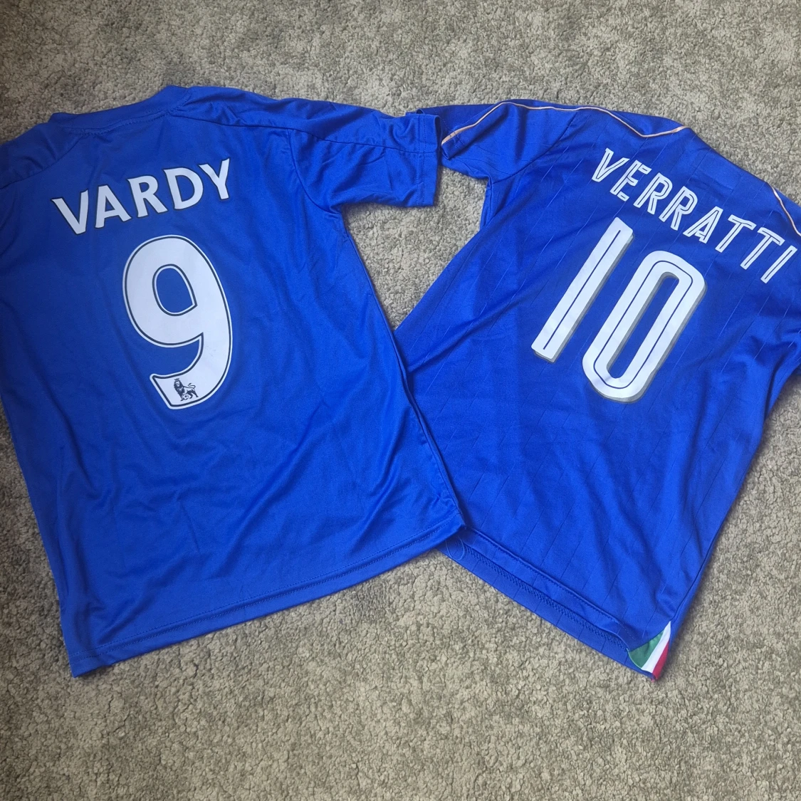 Blå Leicester & Italien fotbollströjor Puma - 1