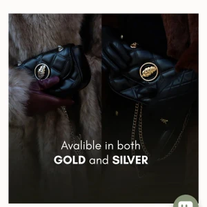 Väska ioaku - Säljer väskan som medkom i årekts adventskalender. (Guld detaljer)