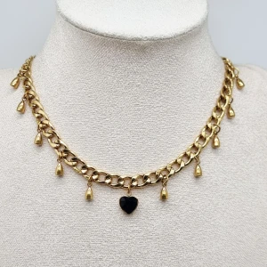 Handgjort halsband  - Material-rostfritt stål 