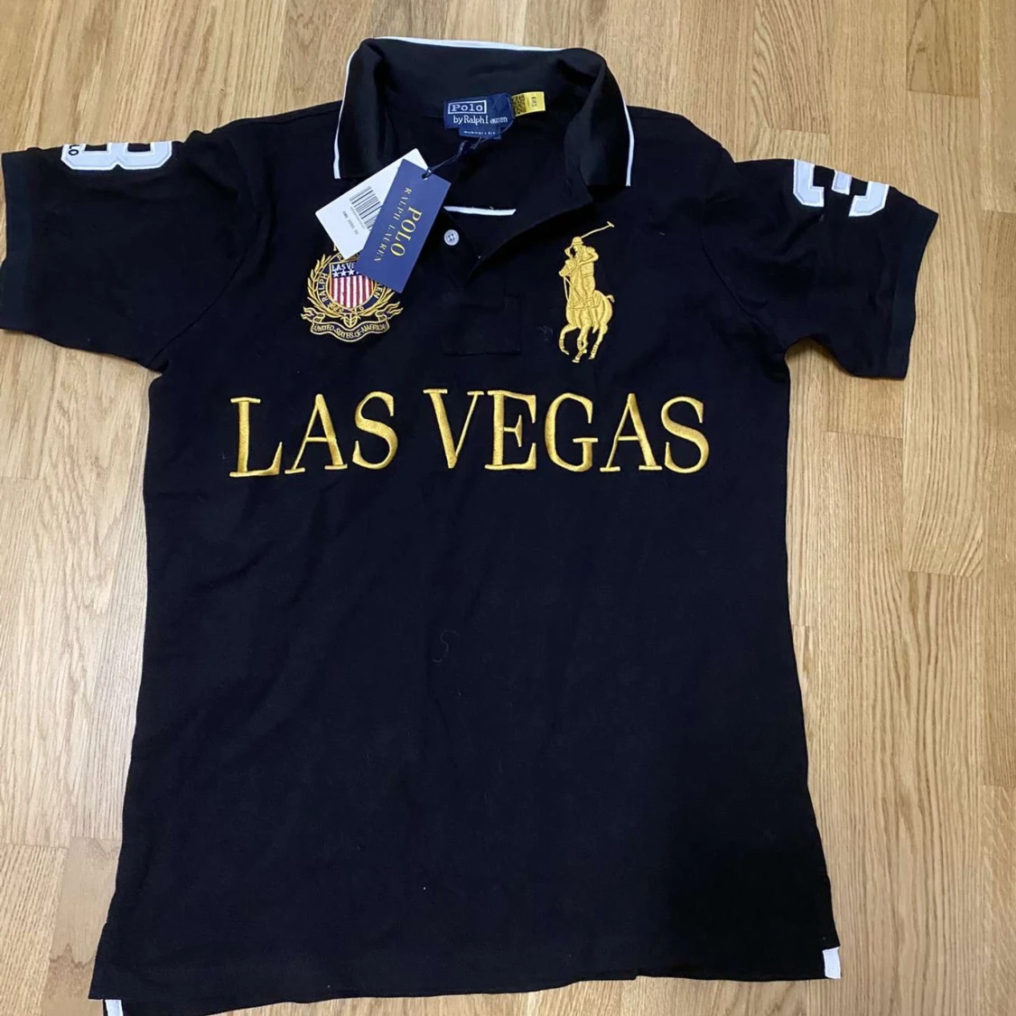 Svart pikétröja Polo Ralph Lauren