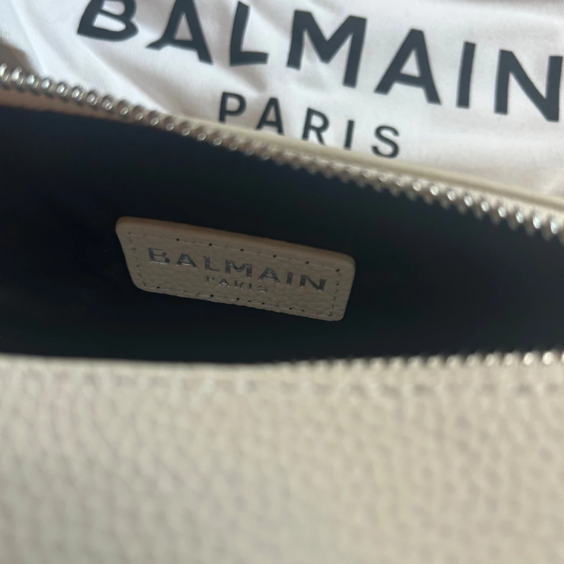 Beige axelväska från Balmain  - 4