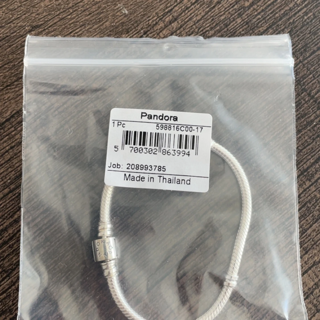 Pandora Moments silver ormkedjearmband - 1