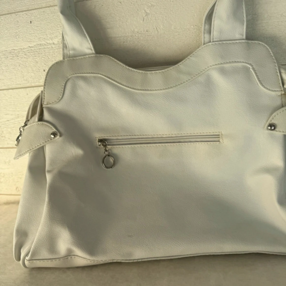 Vit handväska  - 2