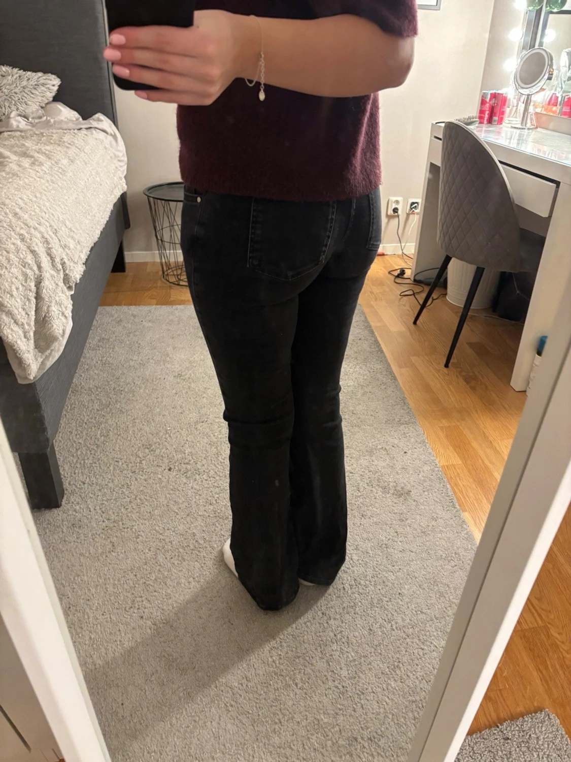 Low waist bootcut jeans - 1