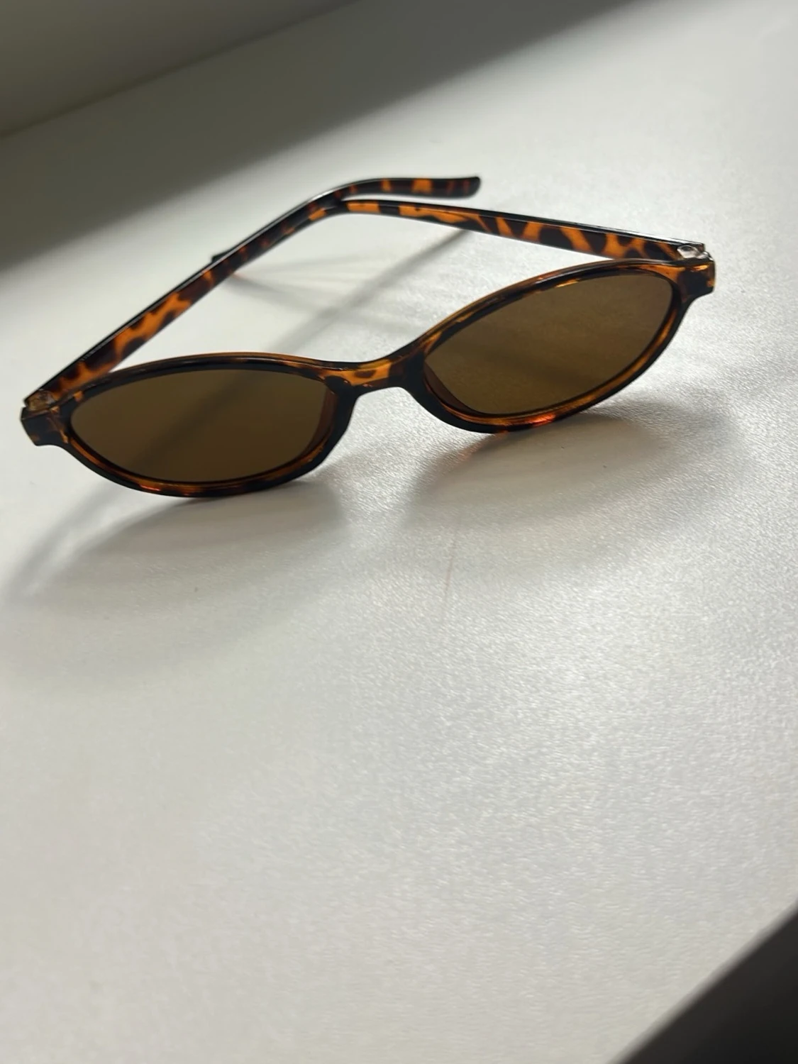 Retro solglasögon i sköldpaddsmönster – dam / unisex  - 2