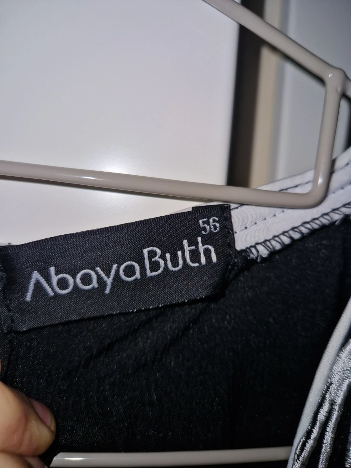 Svart festlig abaya i storlek 56 - 2