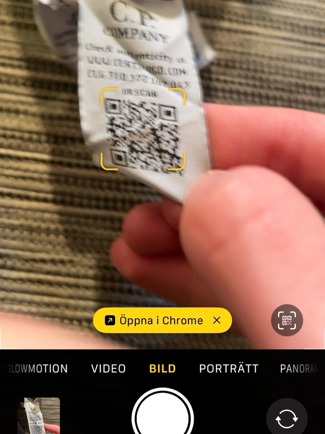 Mörkblå sweatshirt från C.P. Company - 5