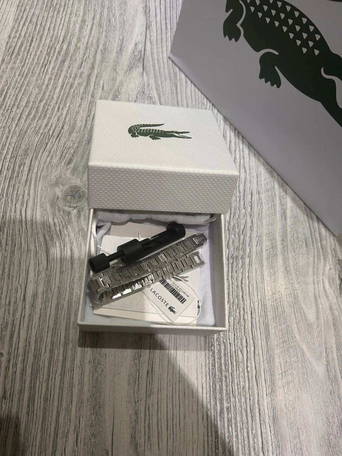 Lacoste Metropole armband silver - 3