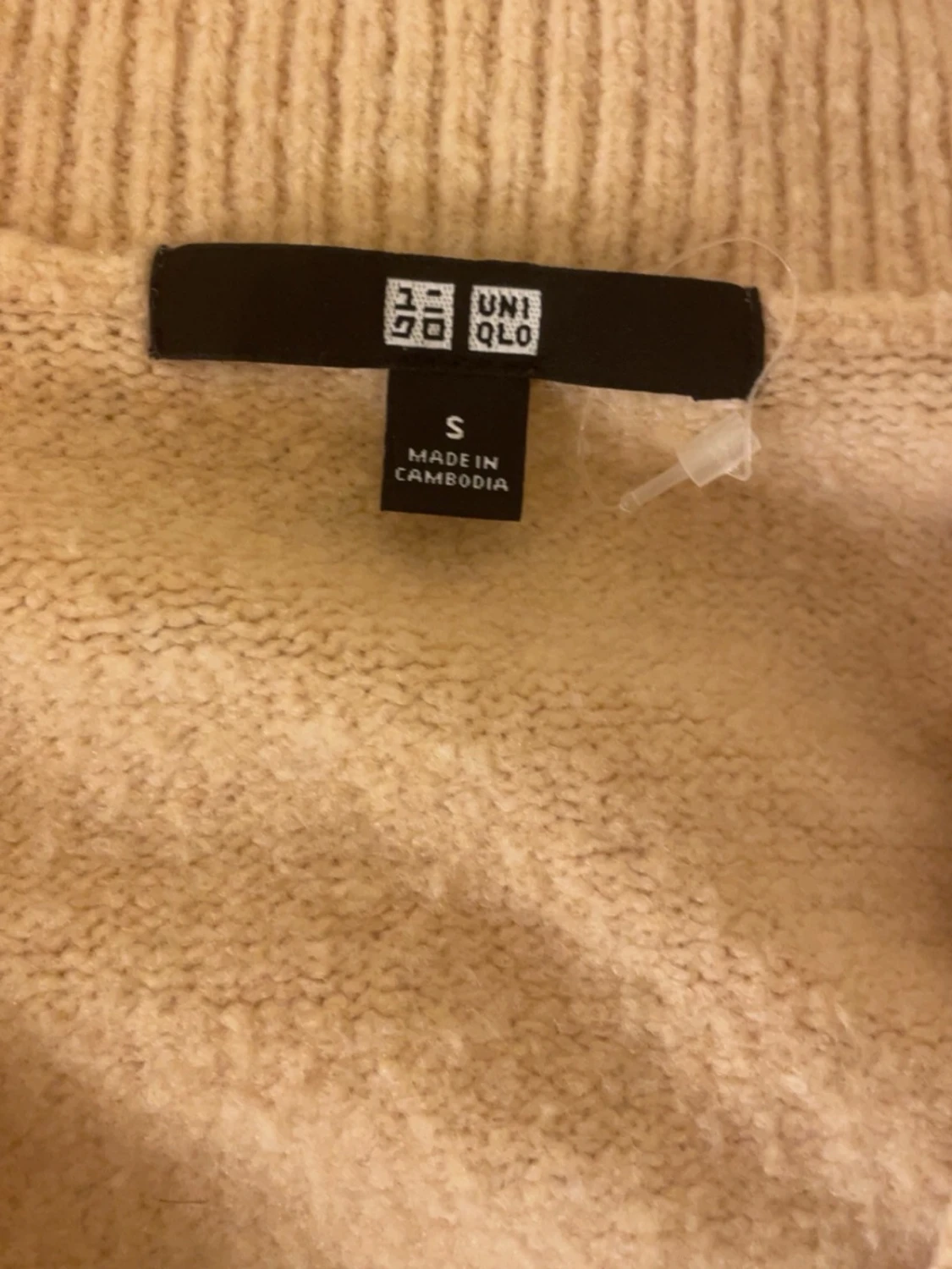 Beige kofta från Uniqlo, storlek S - 1