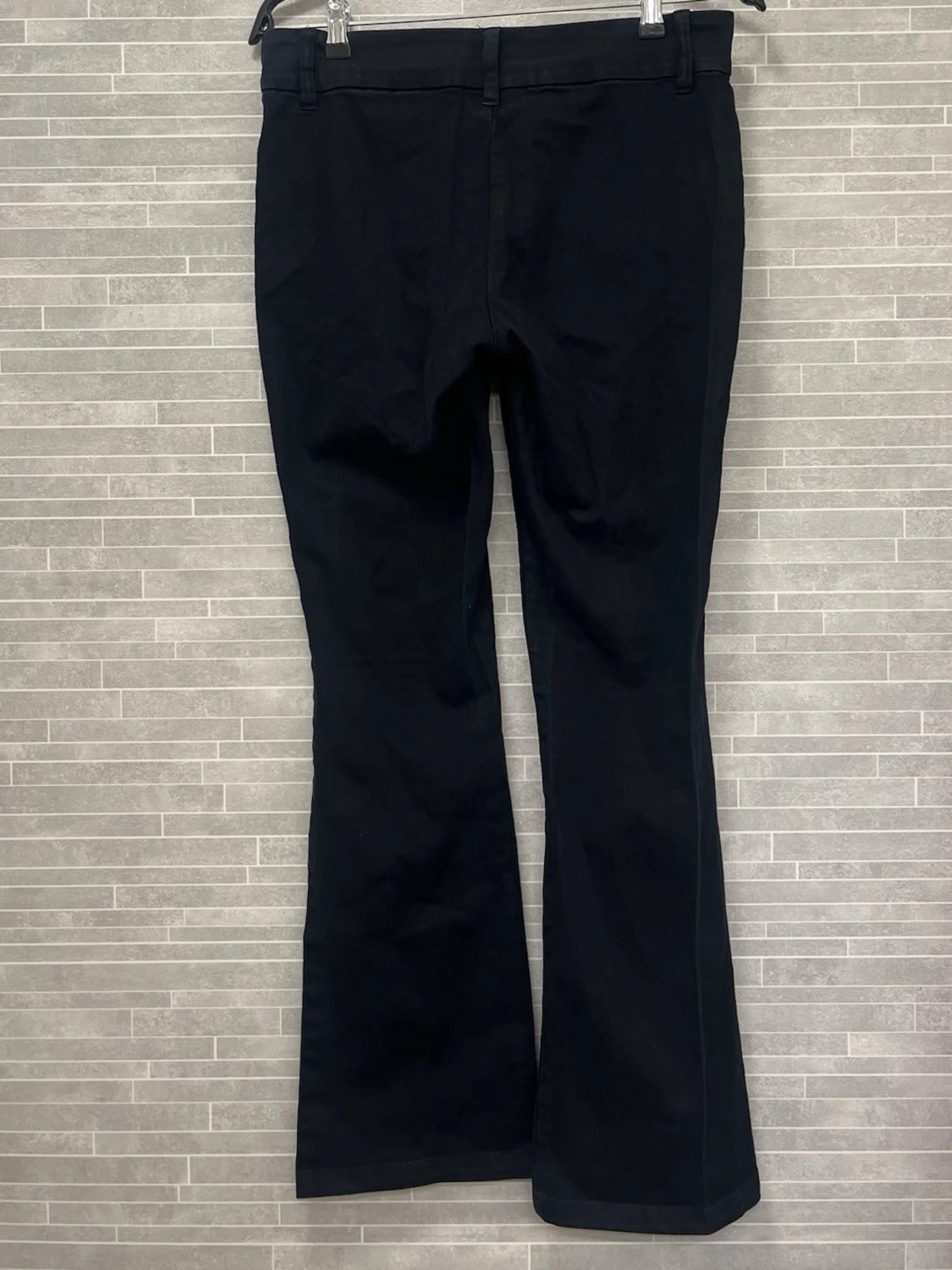 Svarta bootcut-byxor från Monki - 1