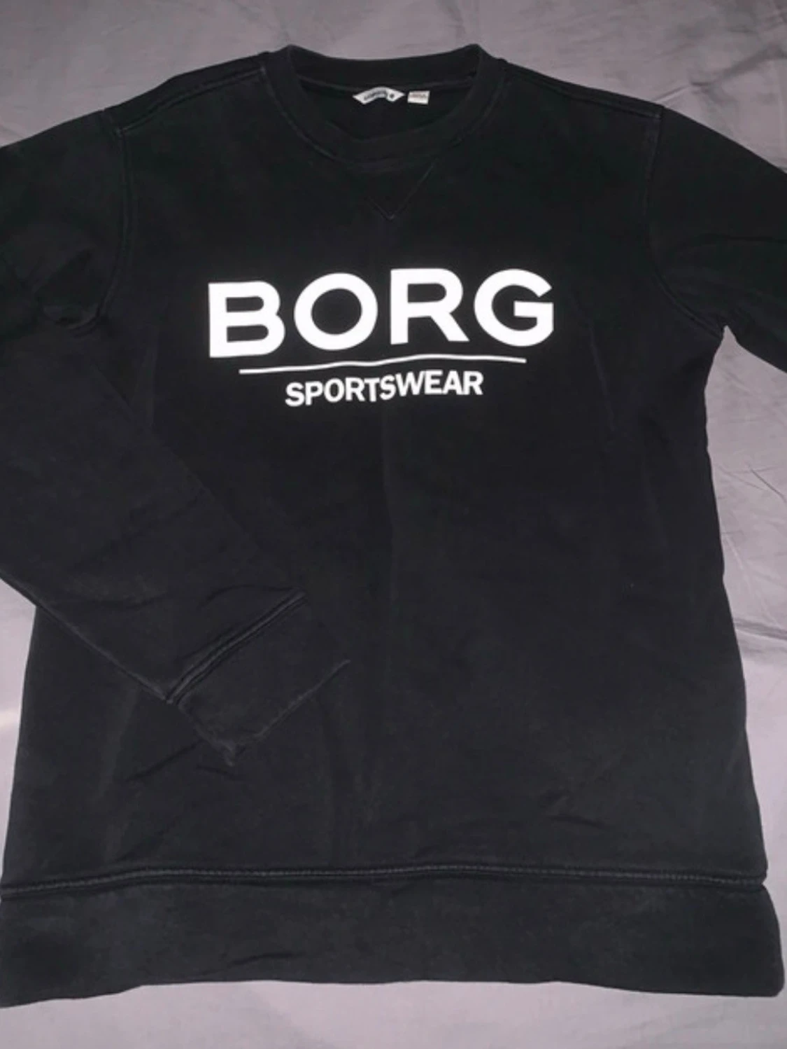Svart sweatshirt från Borg Sportswear