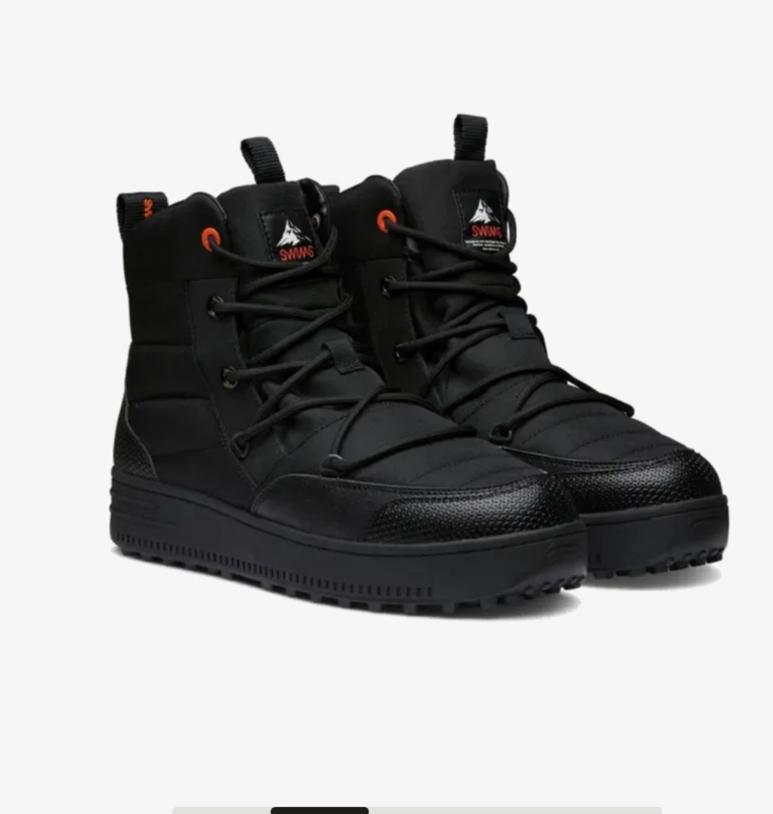 Svarta vinterboots från Swims